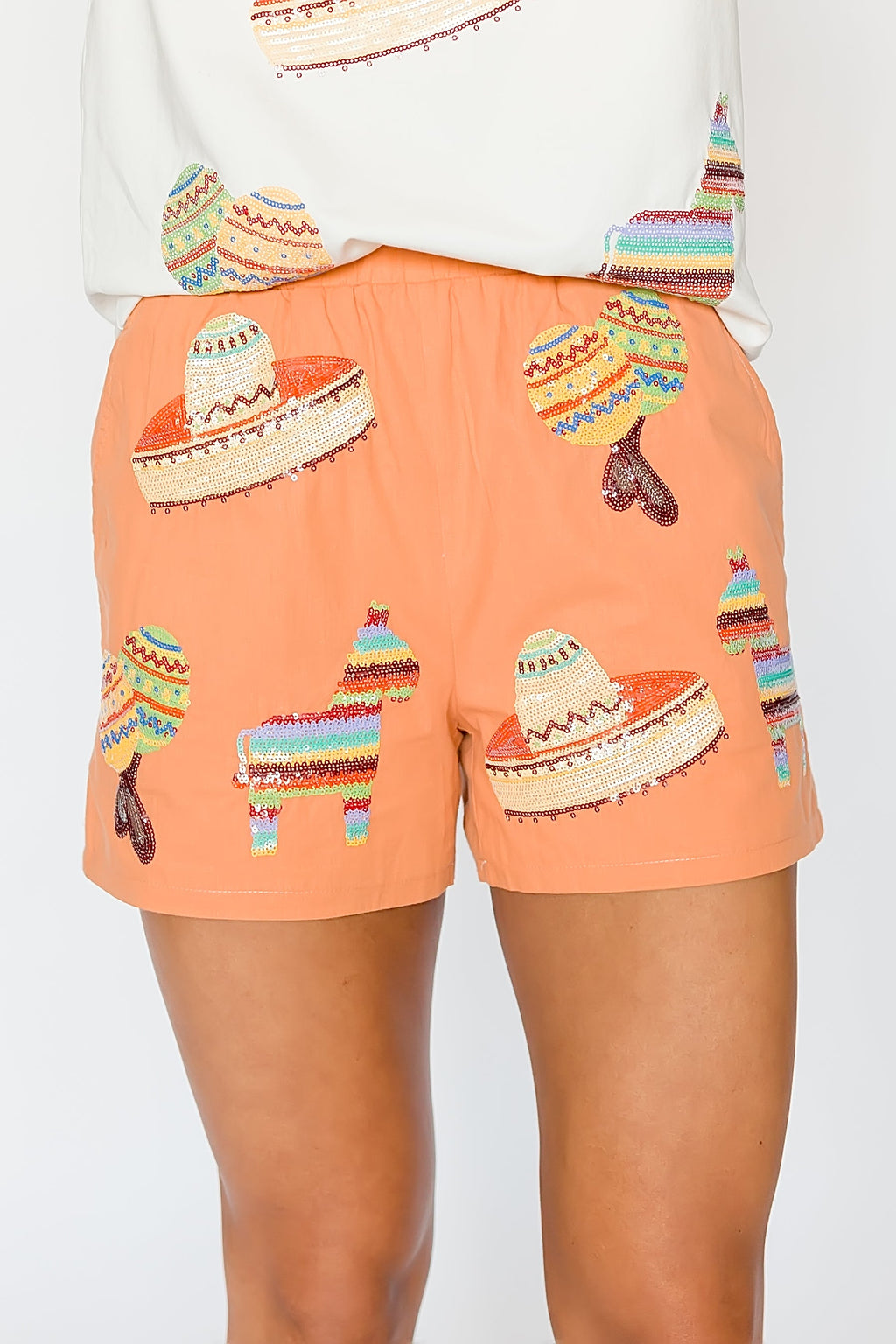 Sequin Fiesta Adult Shorts