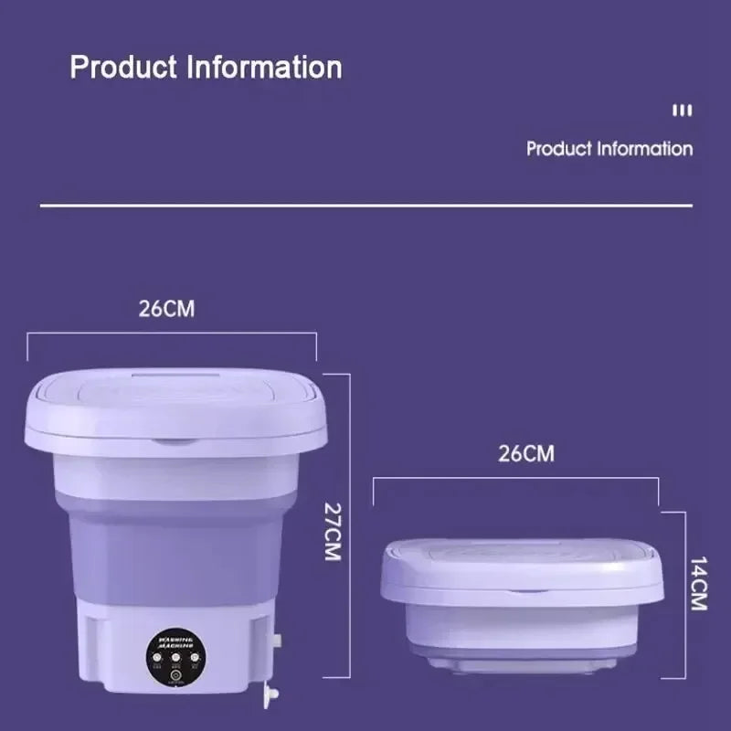 Compact Foldable Washer