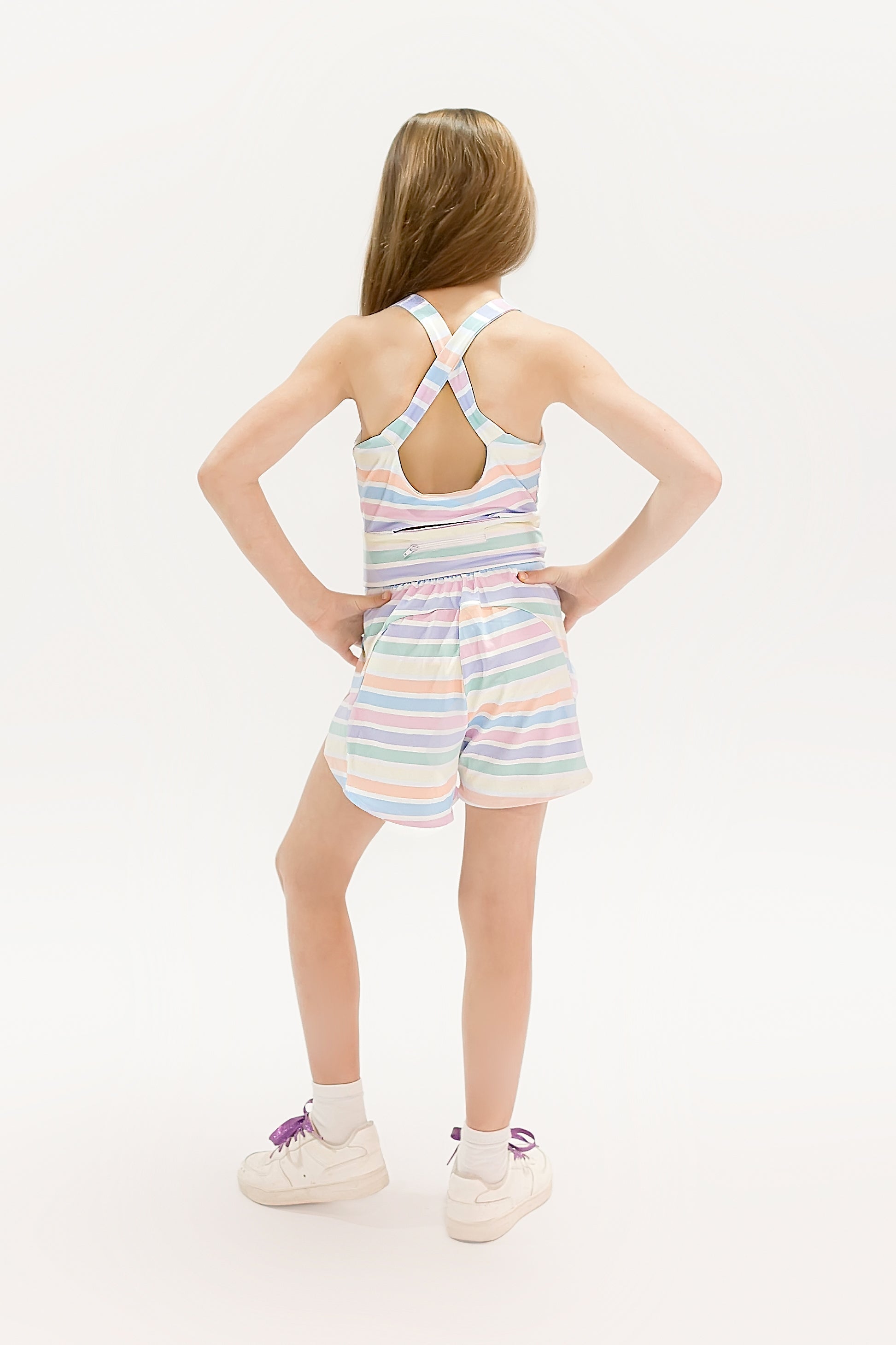 Haddie Romper - Striped