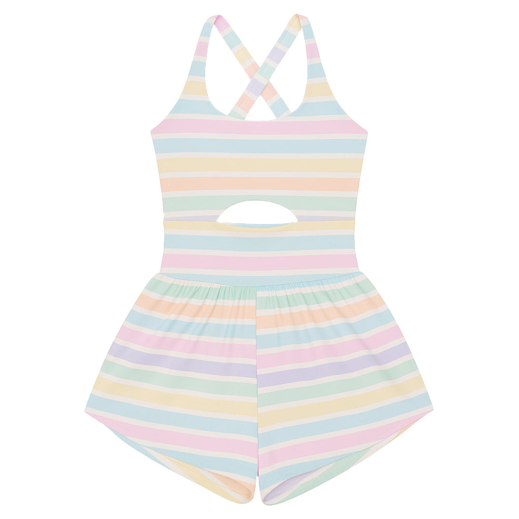 Haddie Romper - Striped