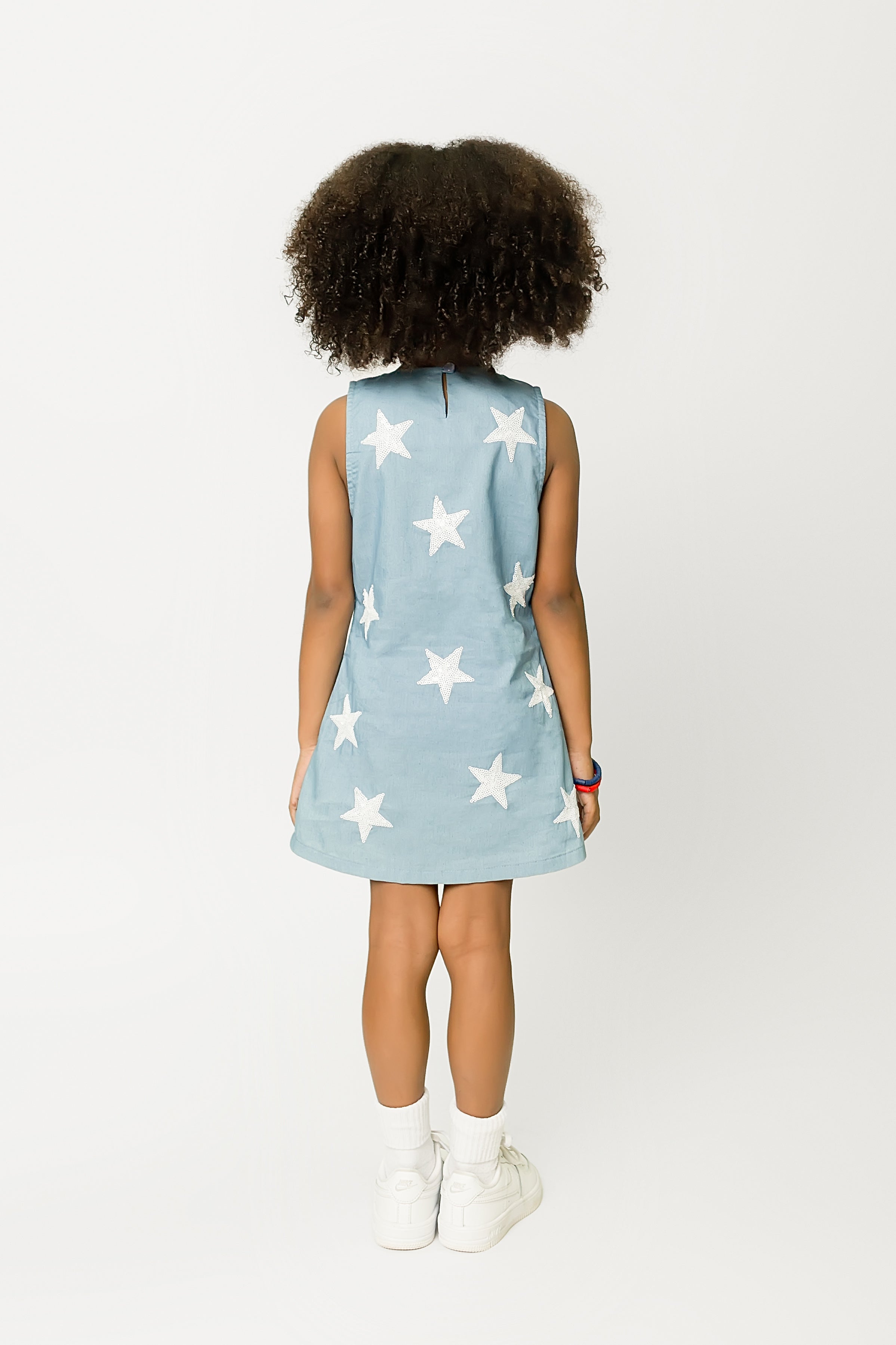 Stars Denim Dress